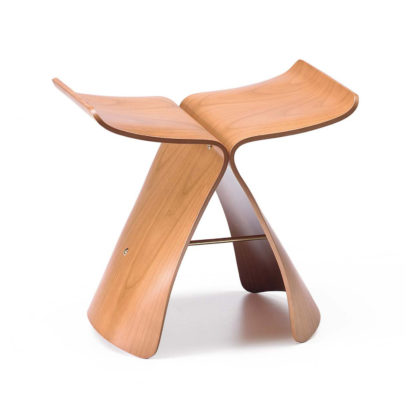 An Image of Vitra Butterfly Stool Santos Palisander