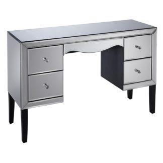 An Image of Palermo 4 Drawer Dressing Table Silver