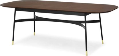 An Image of Amalyn Double Extending Table, Walnut