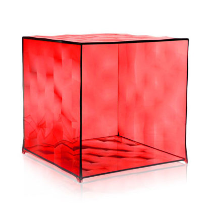 An Image of Kartell Optic Cube V9 Smoke