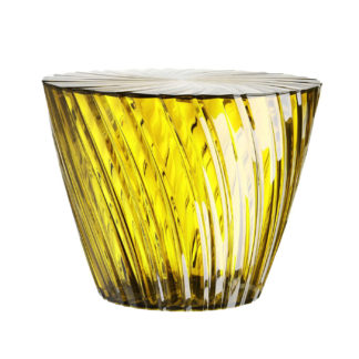 An Image of Kartell Sparkle Table in HONEY