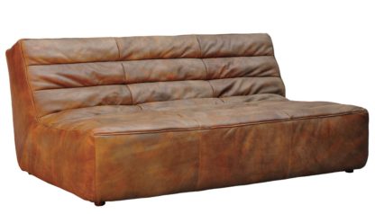 An Image of Timothy Oulton Shabby 3 Seater Sofa Savage Leather