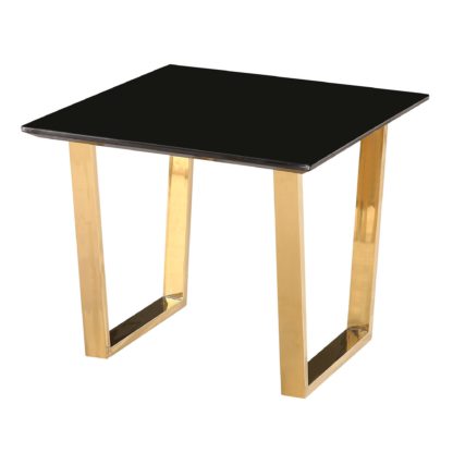An Image of Antibes Black Lamp Table Black