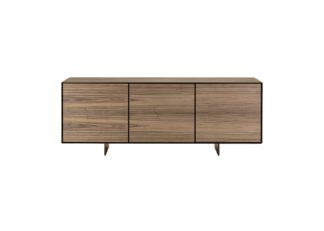 An Image of Riva 1920 Rialto Fly.8 100 Sideboard Walnut & Antique Bronze