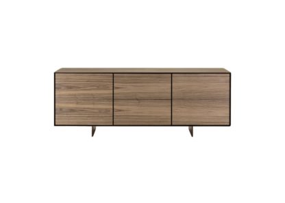 An Image of Riva 1920 Rialto Fly.8 100 Sideboard Walnut & Antique Bronze