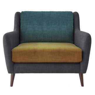 An Image of Orla Kiely Fern Snuggle Chair, Liffey Multi