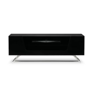 An Image of Chromium TV Unit Black