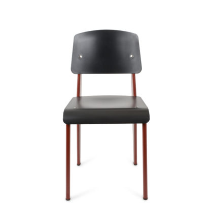 An Image of Vitra Standard Sp Chair Teak Brown/Mint