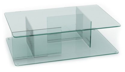 An Image of Case Lucent Coffee Table Bronze Glass
