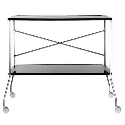 An Image of Kartell Flip Trolley Crystal