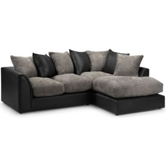 An Image of Byron Right Hand Corner Sofa Brown