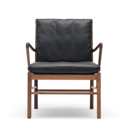 An Image of Carl Hansen & Søn OW149 Colonial armchair Oak Soap / Leather Thor 301