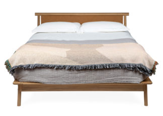 An Image of Heal's Eden King Size Bed Tan Leather