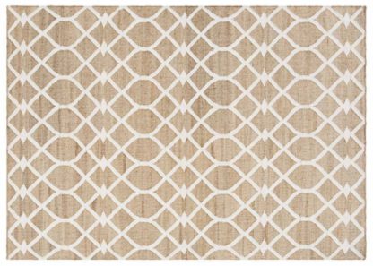 An Image of Gandia Blasco Rodas Kilim Rug 150 X 200CM White