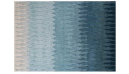 An Image of Linie Design Acacia Rug in Blue 240 x 170 cm