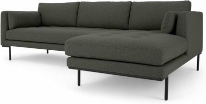 An Image of Harlow Right Hand Facing Chaise End Corner Sofa, Hudson Grey