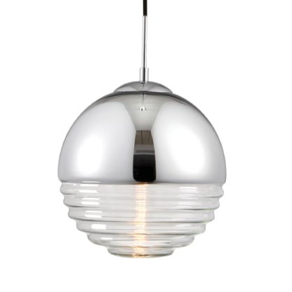 2ebb2030c8ff9d77ed047ccf78bf35cf48fae44b67b60d02ed5f1d5476ce1ba0-1.jpg An Image of Endon Paloma Ribbed Glass Ceiling Fitting Brown, Pink and Clear
