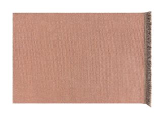 An Image of Gandia Blasco Garden Layers Rug Diagonal Almond Peach