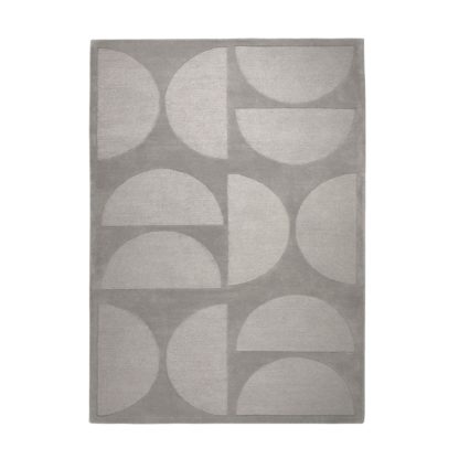 An Image of Elements Sten Grey Wool Rug Elements Sten Grey