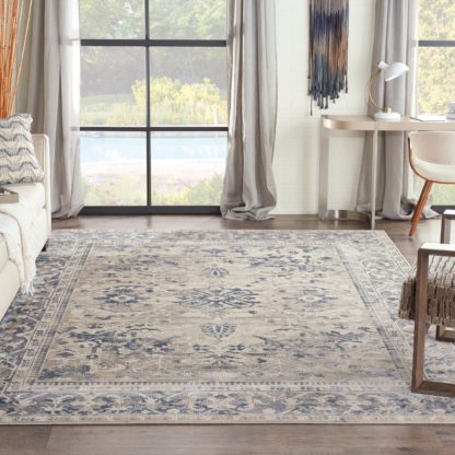 An Image of Malta 5 Rug Blue/Natural