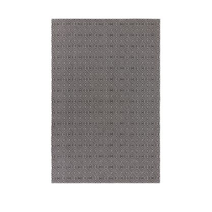 310df8faefdcde56e42ce34dbfaceed702c746317dfb2cc145520f1fb06daaa3-1.jpg An Image of Pappel Geometric Rug Black