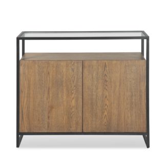 An Image of Dillon Sideboard Oak Brown and Grey