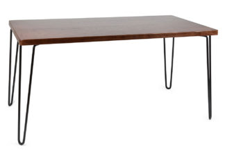 An Image of Heal's Brunel Dining Table Dark Wood