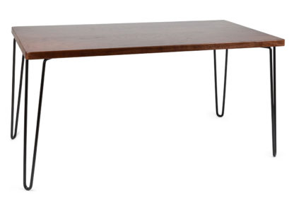 An Image of Heal's Brunel Dining Table Dark Wood