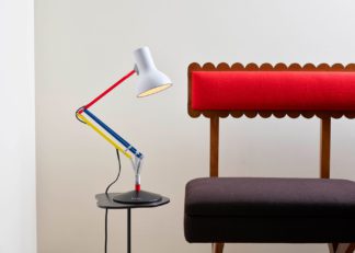 An Image of Anglepoise Type 75 Mini Desk Lamp Paul Smith Edition Three