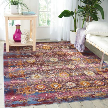 An Image of Vintage Kashan 3 Runner Red