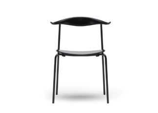 An Image of Carl Hansen & Søn CH88T Dining Chair Black Beech Black Frame