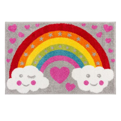 An Image of Rainbow For Heroes Rug MultiColoured