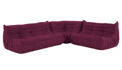 34165321419d8c006cd215cd76cbc3d220e7d268b123641281fa55d0595ce48e.jpg An Image of Ligne Roset Togo Modular Corner Alcantara Chic Grey