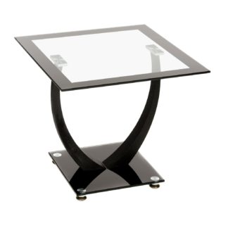 An Image of Henley Lamp Table Black