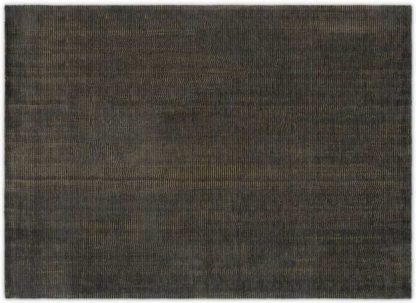 An Image of Johson Luxury Rug, Large 160 x 230cm, Charcoal Grey & Gold