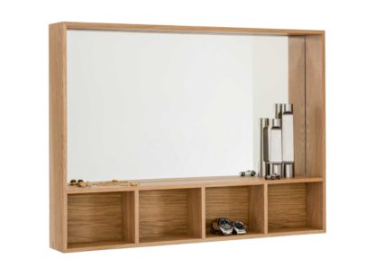 An Image of Case Arca Wall Box Oak Small