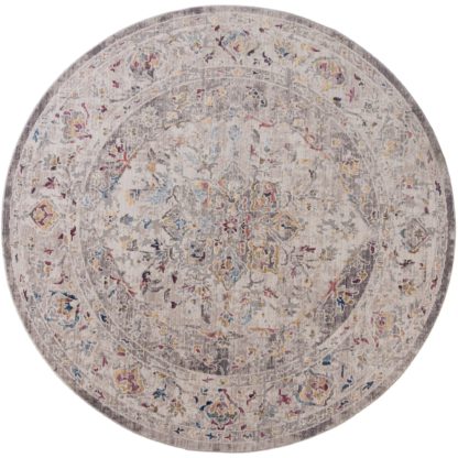 37f657026910e028d15be8eafa2e7ee1a295c1a3efd81d8c1c2bca183c398d56-1.jpg An Image of Soraya Traditional Circle Rug Blue, Orange and White
