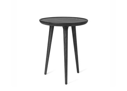 An Image of Mater Accent Side Table Black Stained Oak Small W45 x H42