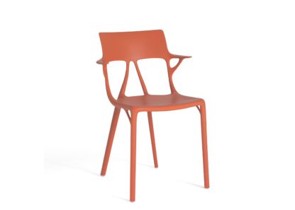 An Image of Kartell Ai Chair White - *Min 2 Chairs*