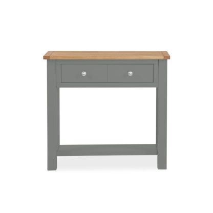 An Image of Bromley Slate Console Table Slate (Grey)