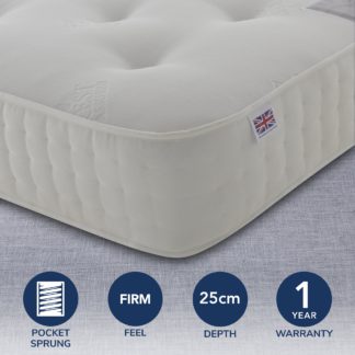 An Image of Rest Assured 1400 Pocket Orthopaedic Mattress White