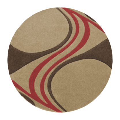 3f1e92e76db681fb5a6d6683b1f223f8ed91be33b84c1b93066055df0c4638b4-1.jpg An Image of Mirage Circle Rug Grey and Yellow
