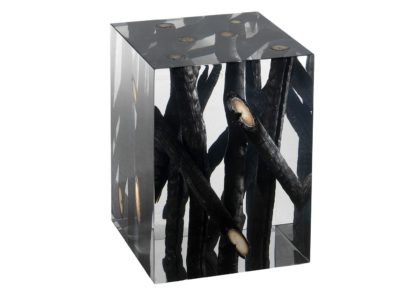 An Image of Timothy Oulton Spur Side Table Small Burntwood