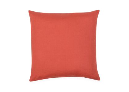 An Image of Heal's Linen Cushion Terracotta 43 x 43cm