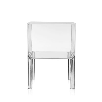 An Image of Kartell Ghost Buster Small Side Table In Flat White E5