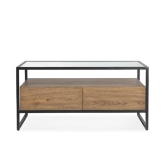 An Image of Dillon Coffee Table Oak Brown and Grey