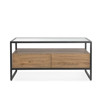An Image of Dillon Coffee Table Oak Brown and Grey