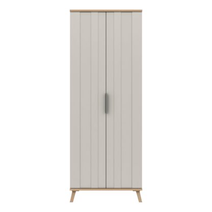 An Image of Murray 2 Door Wardrobe Off-White