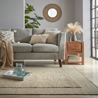 An Image of Lina Wool Rug Natural (Cream)