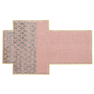 An Image of Gandia Blasco Mangas Rhombus Rug 160 x 250cm Pink